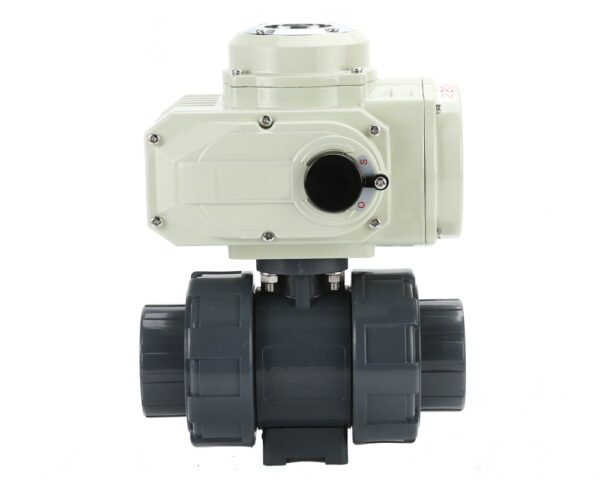 Electric UPVC plastic ball valve (socket welding)